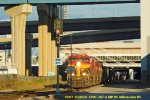 CPKC 247 rolls beneath the Marquette interchange